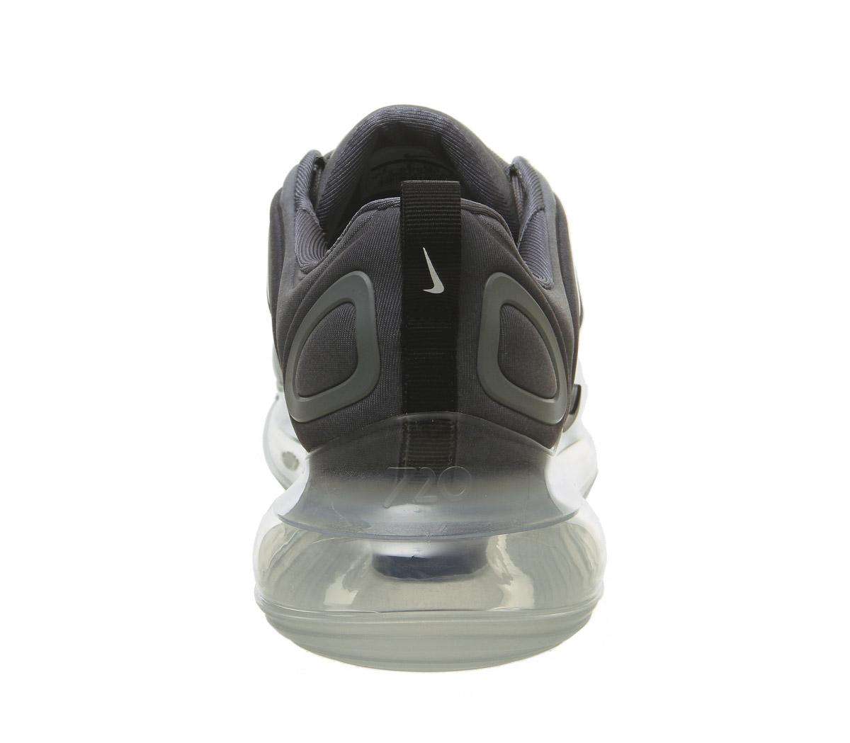 NikeAir Max 720Anthracite Black Metallic Silver