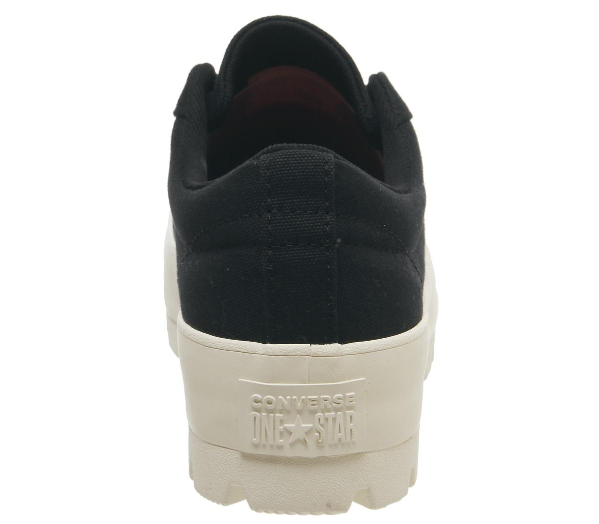 ConverseOne Star Lugged OxBlack Black Egret