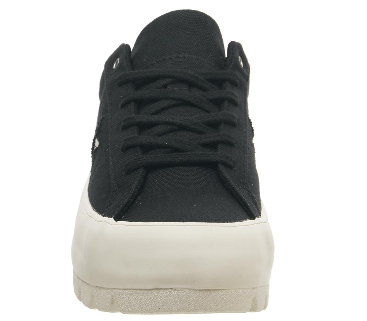 ConverseOne Star Lugged OxBlack Black Egret