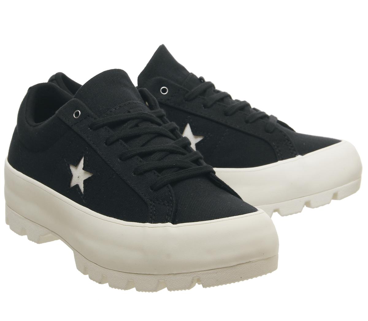 ConverseOne Star Lugged OxBlack Black Egret