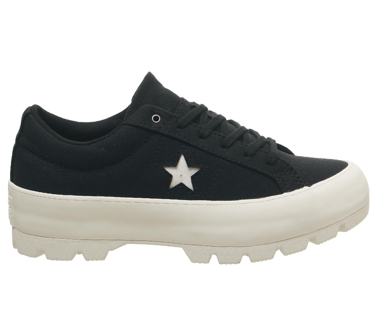 ConverseOne Star Lugged OxBlack Black Egret