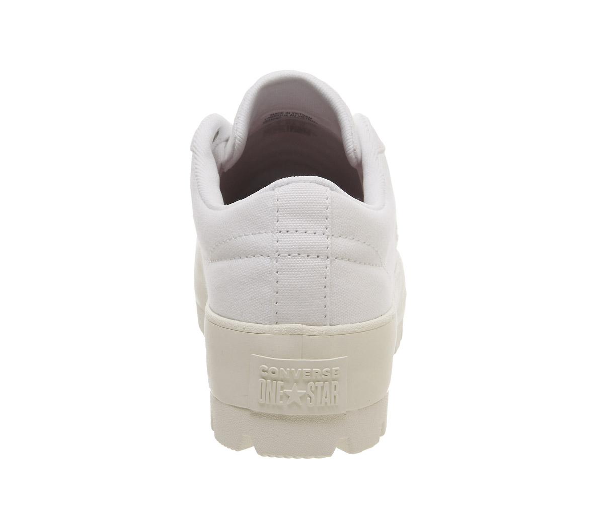 ConverseOne Star Lugged OxWhite White Egret
