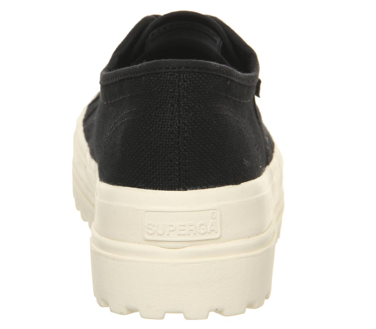 Superga2555Black Off White Exclusive