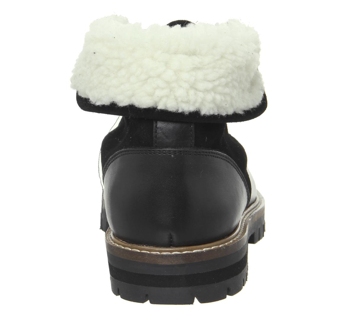 OFFICEAdams Furline HikerBlack Suede  Leather