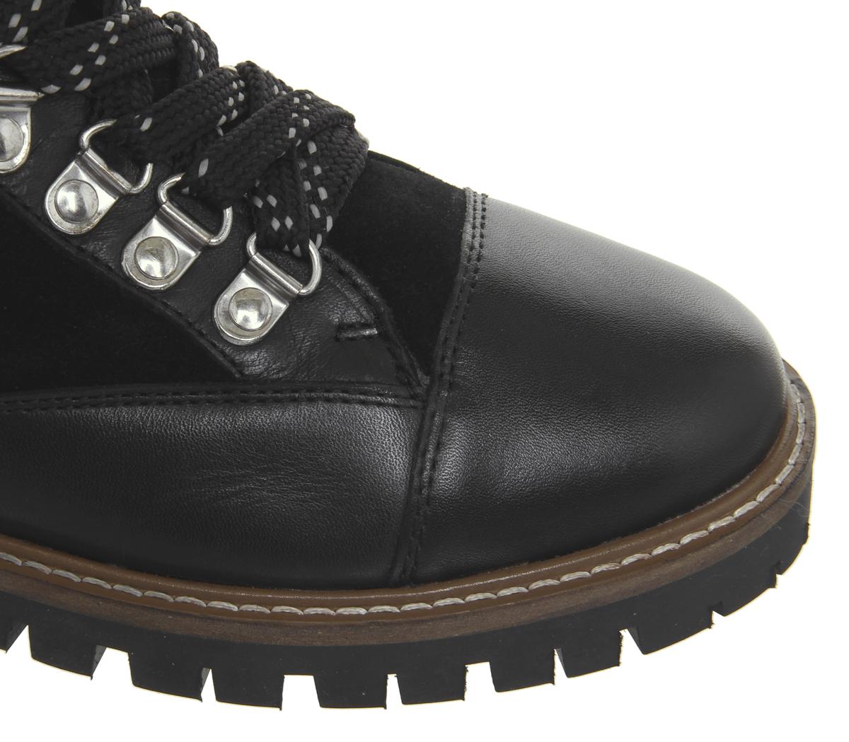OFFICEAdams Furline HikerBlack Suede  Leather