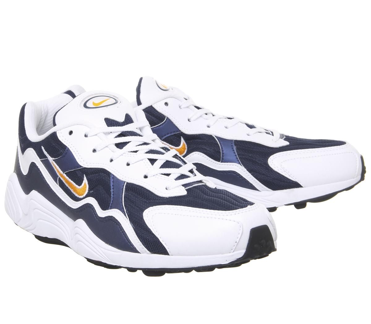 NikeZoom AlphaMidnight Navy Citron White Black Qs
