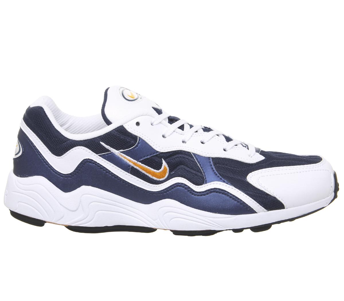 NikeZoom AlphaMidnight Navy Citron White Black Qs
