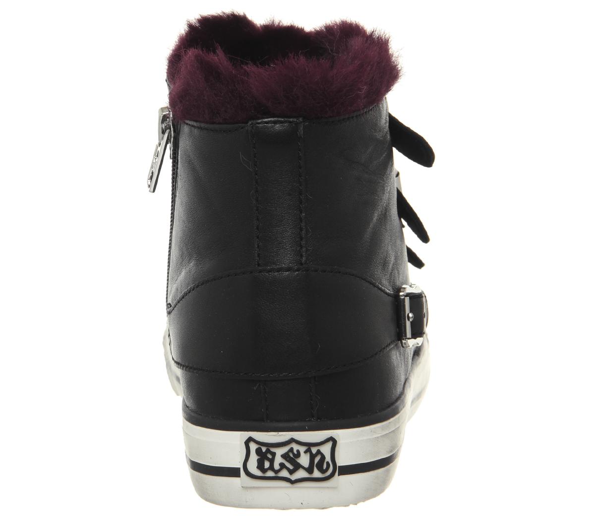 AshValco Faux FurBlack Plum