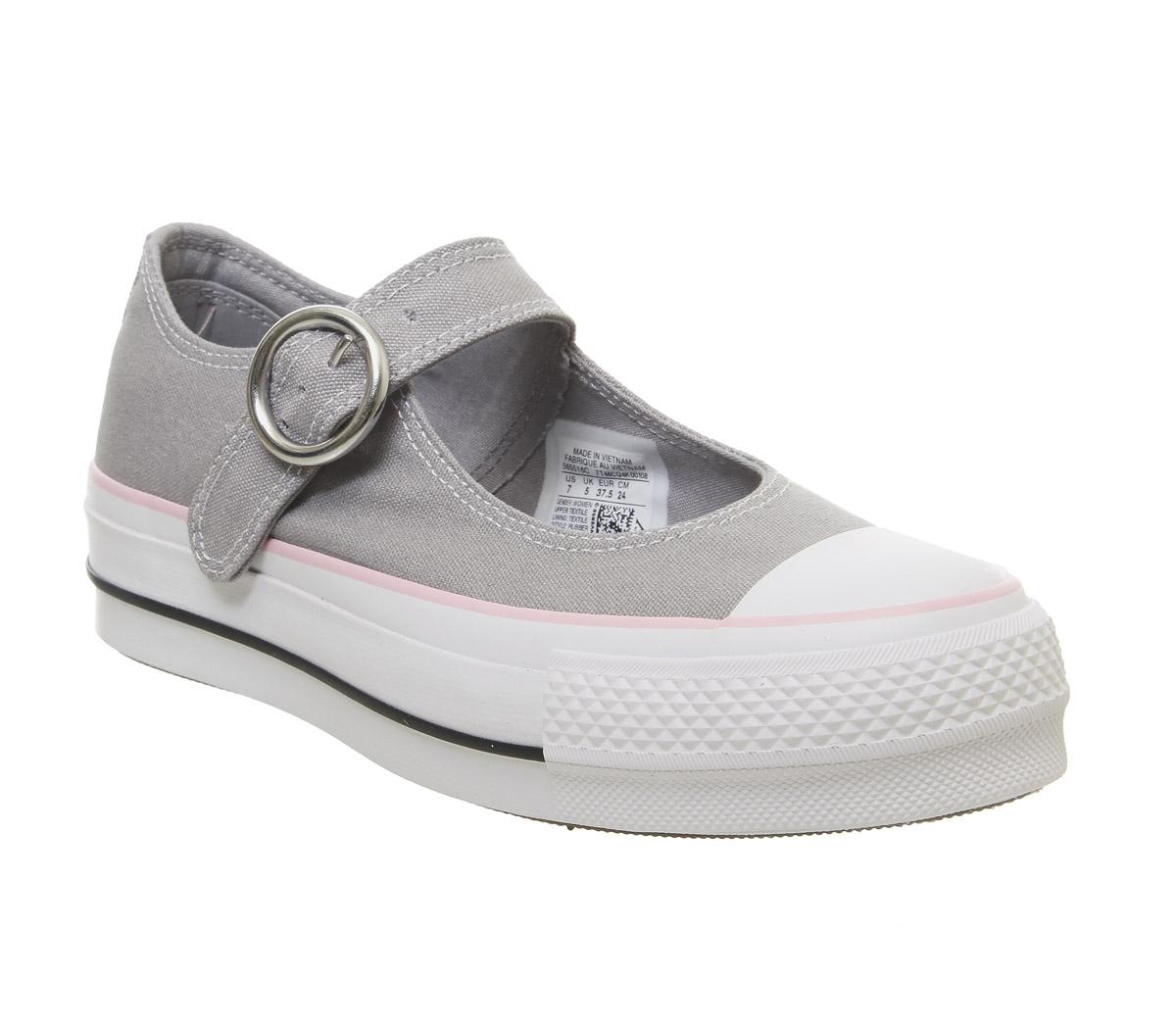 ConverseAll Star Mary Jane Ox TrainersGrey Pink White Exclusive
