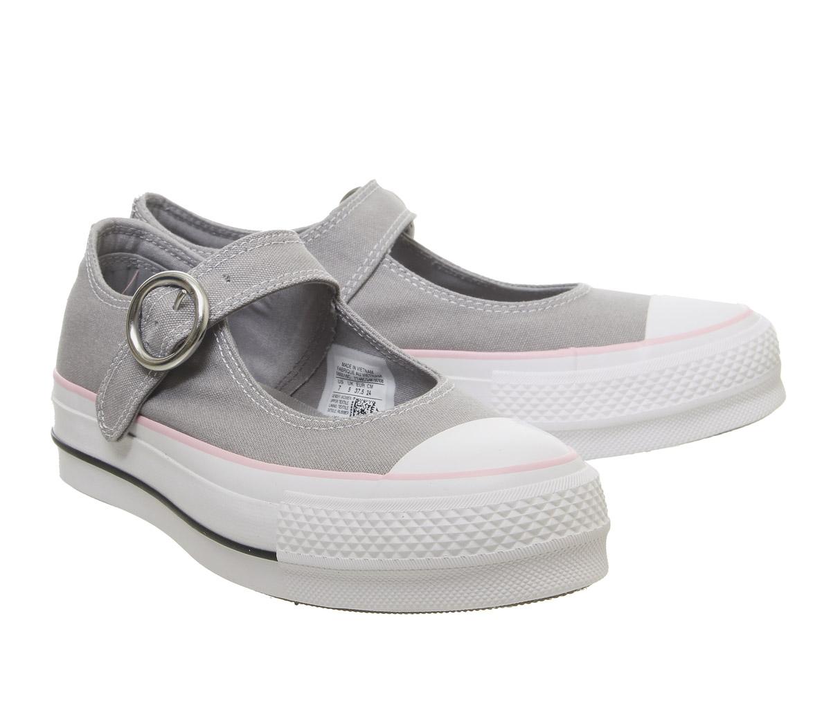 ConverseAll Star Mary Jane OxGrey Pink White Exclusive