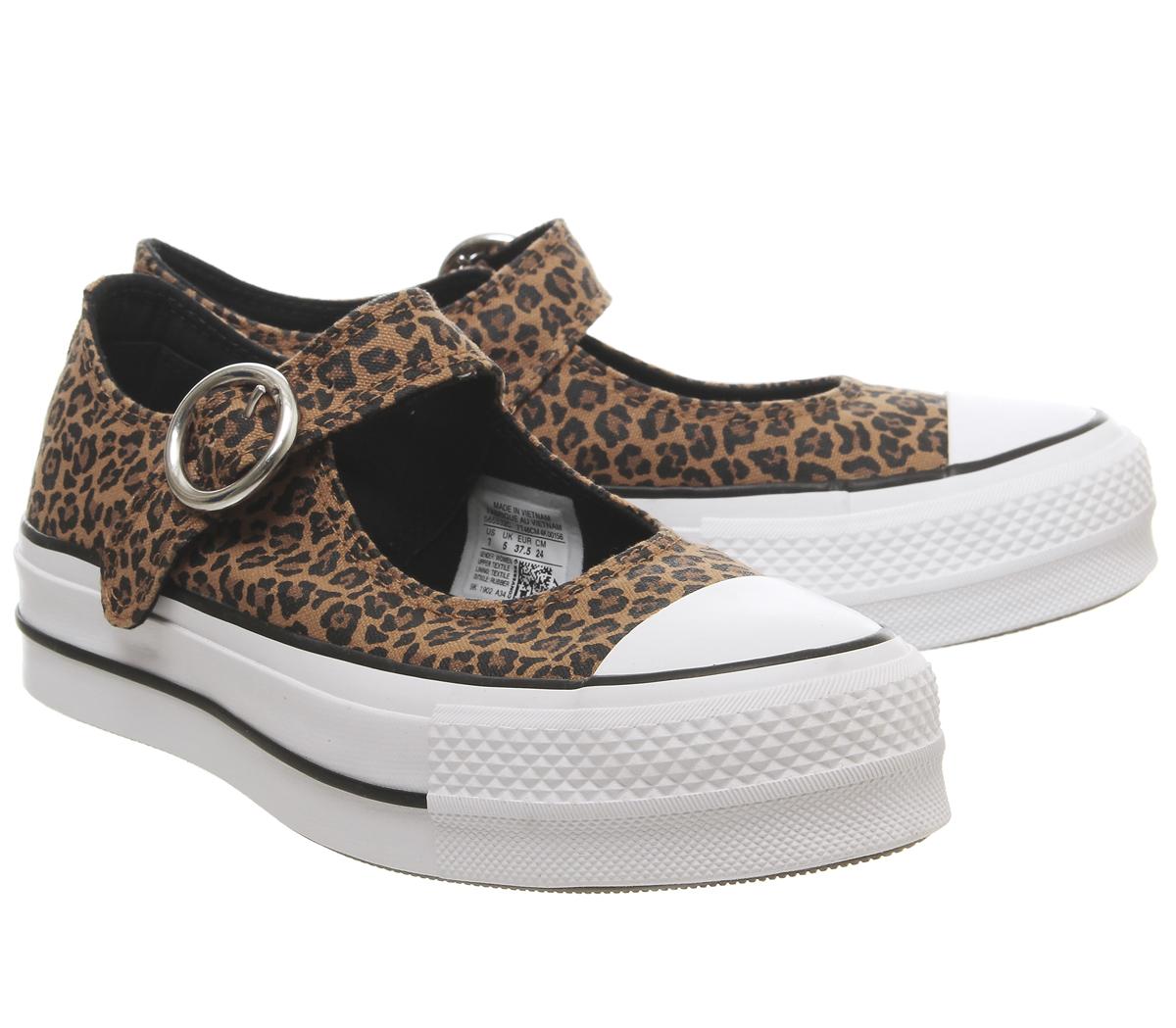 ConverseAll Star Mary Jane OxLeopard White Exclusive