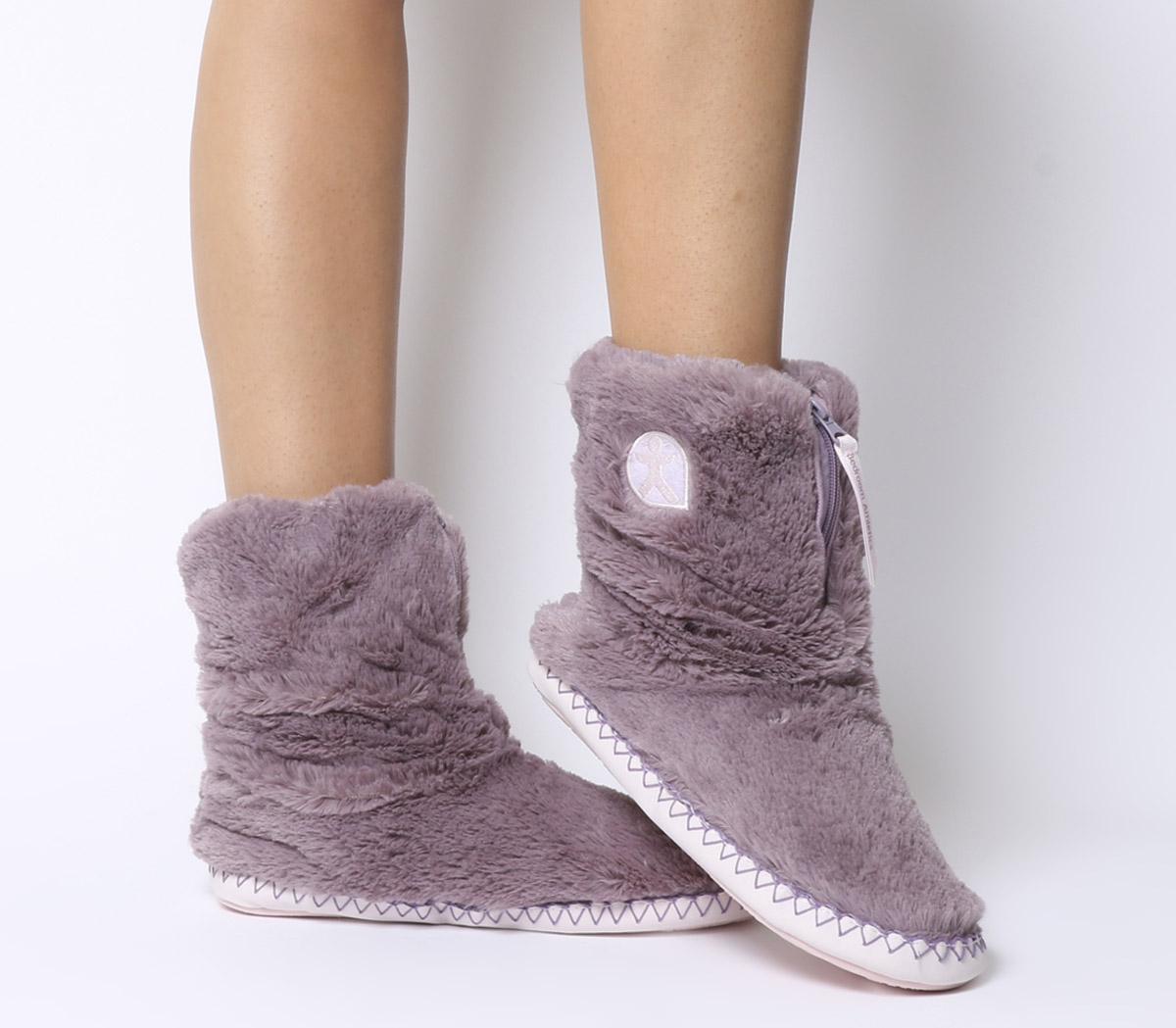 Slipper boots with on sale zip