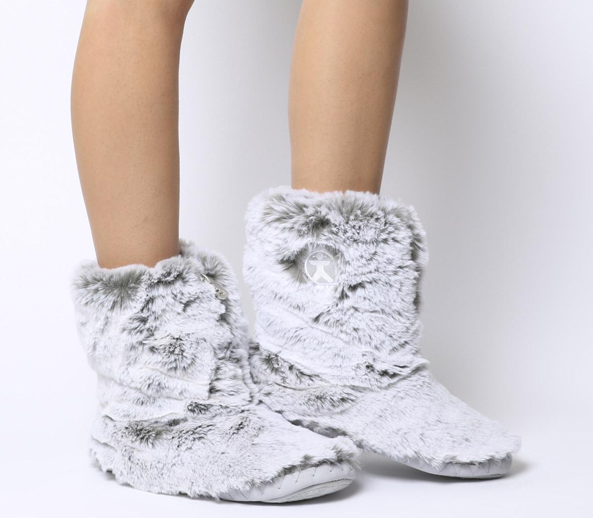 Loungeable Tan Real Sheepskin Slipper Boots | New Look