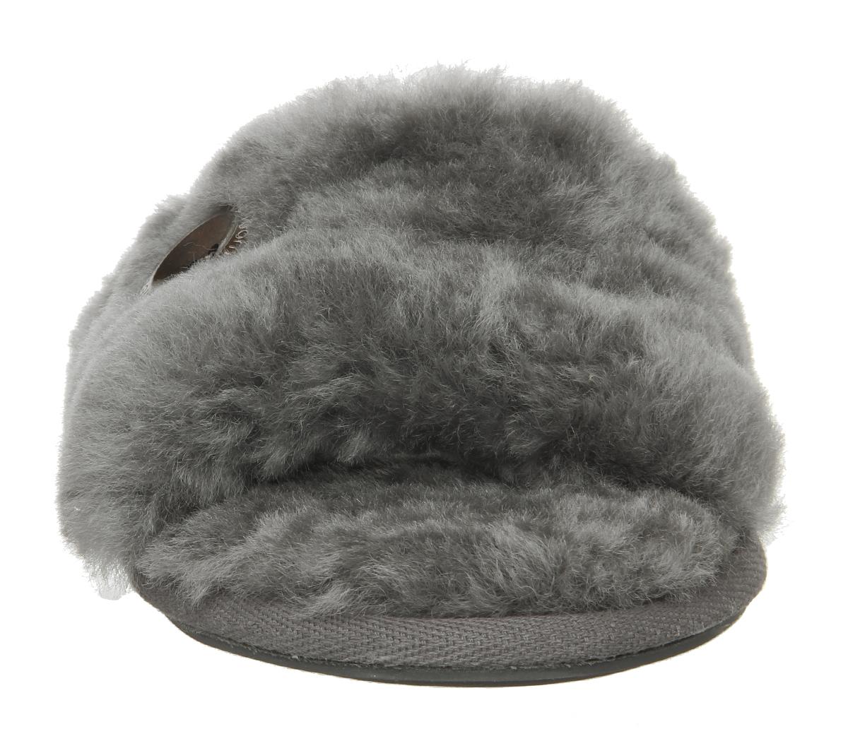 Bedroom AthleticsGemma Sheepskin Slipper Slides Bedroom AthleticsGemma Sheepskin Slipper SlidesGrey