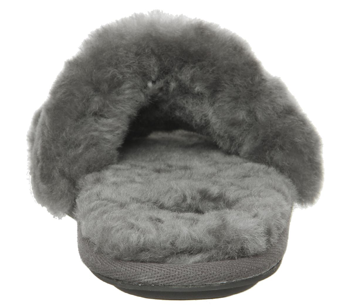 Bedroom AthleticsGemma Sheepskin Slipper Slides Bedroom AthleticsGemma Sheepskin Slipper SlidesGrey