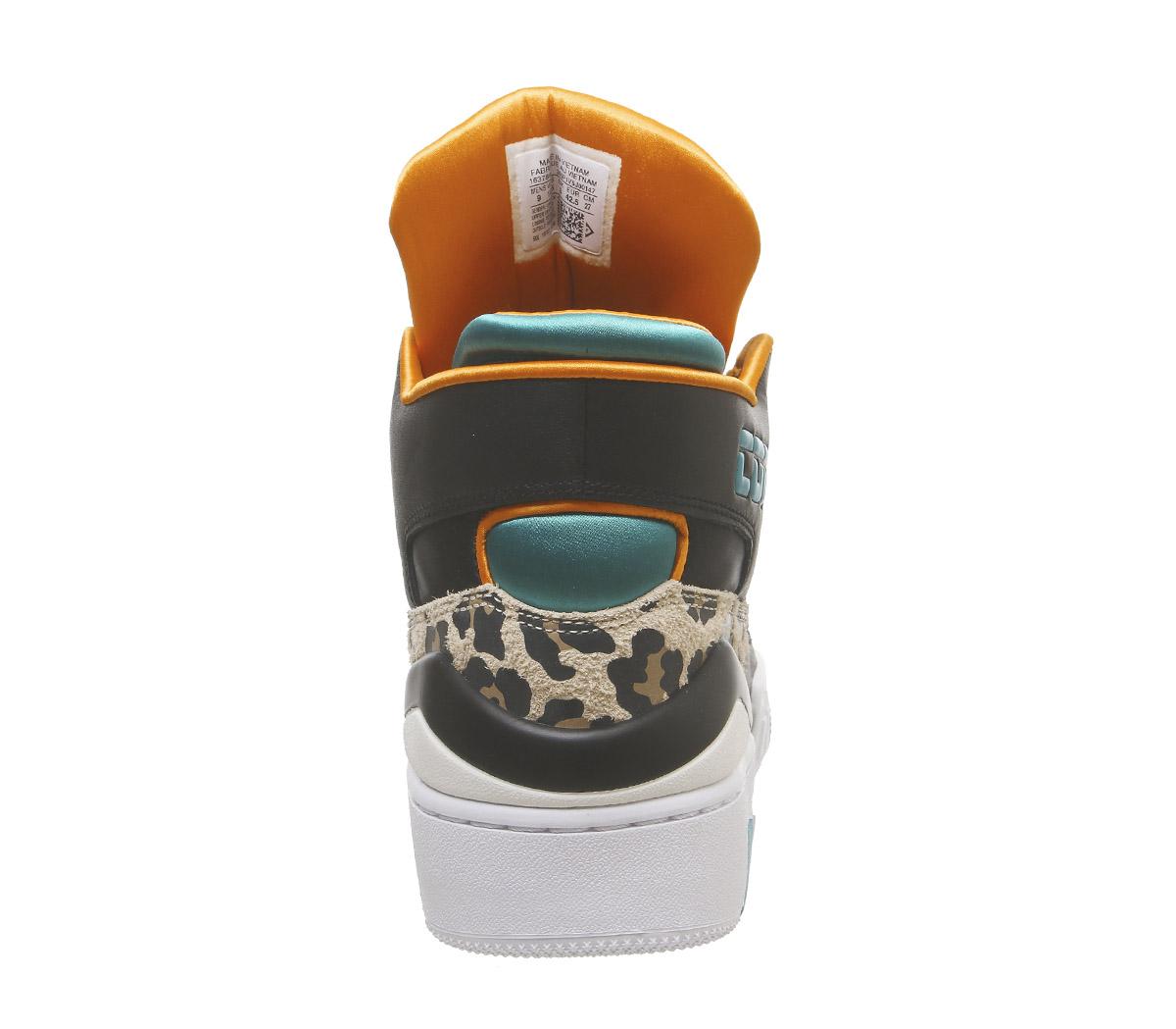ConverseErx 260 MidBlack Rapid Teal Orange