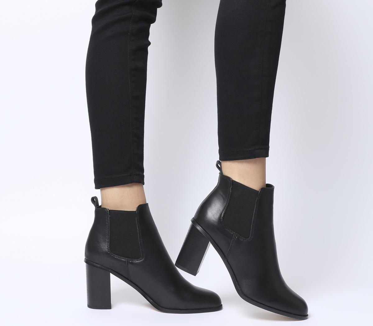 Ladies heeled chelsea store boots