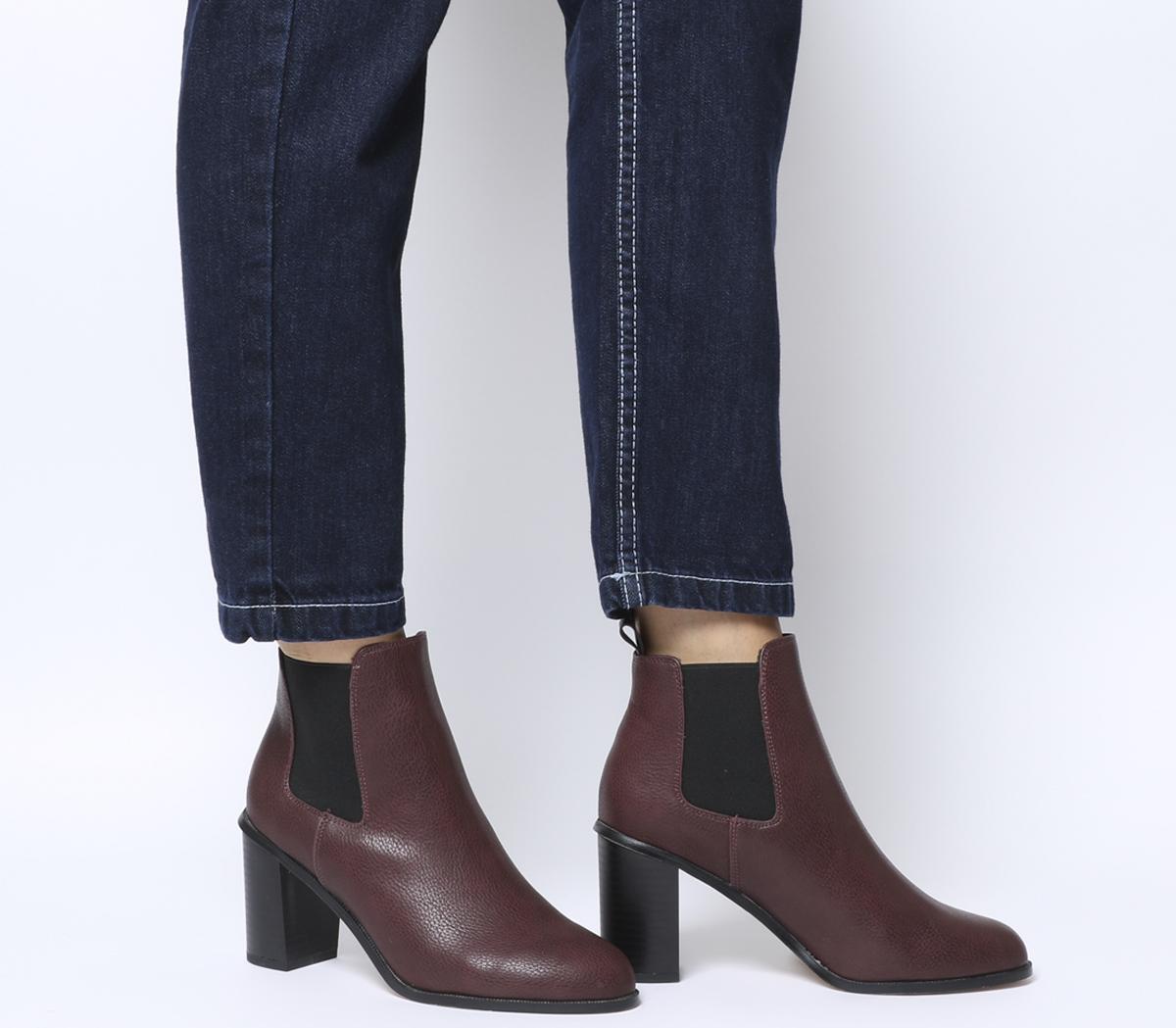 Office heeled store chelsea boots