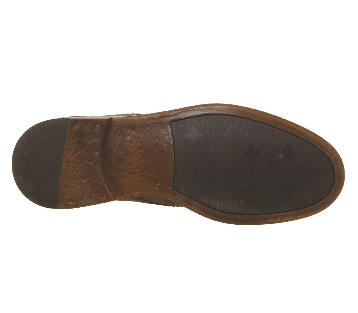 OFFICEInterpreter Brogue BootKhaki Suede