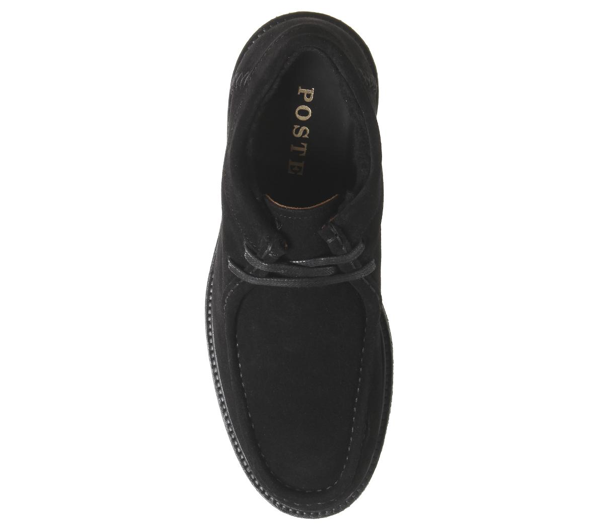 PosteIberian MoccasinBlack Suede