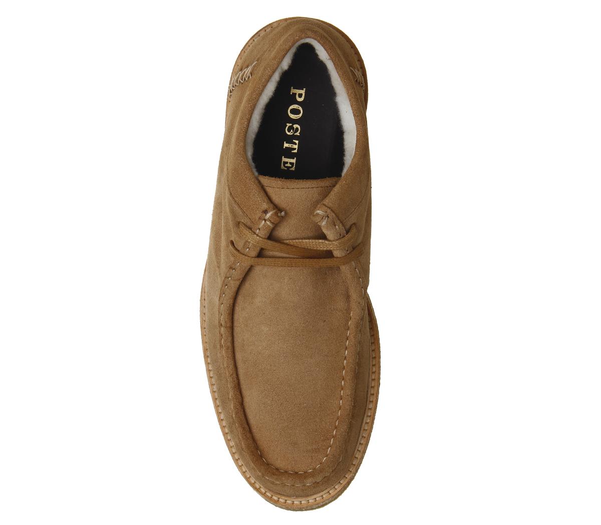 PosteIberian MoccasinTan Suede