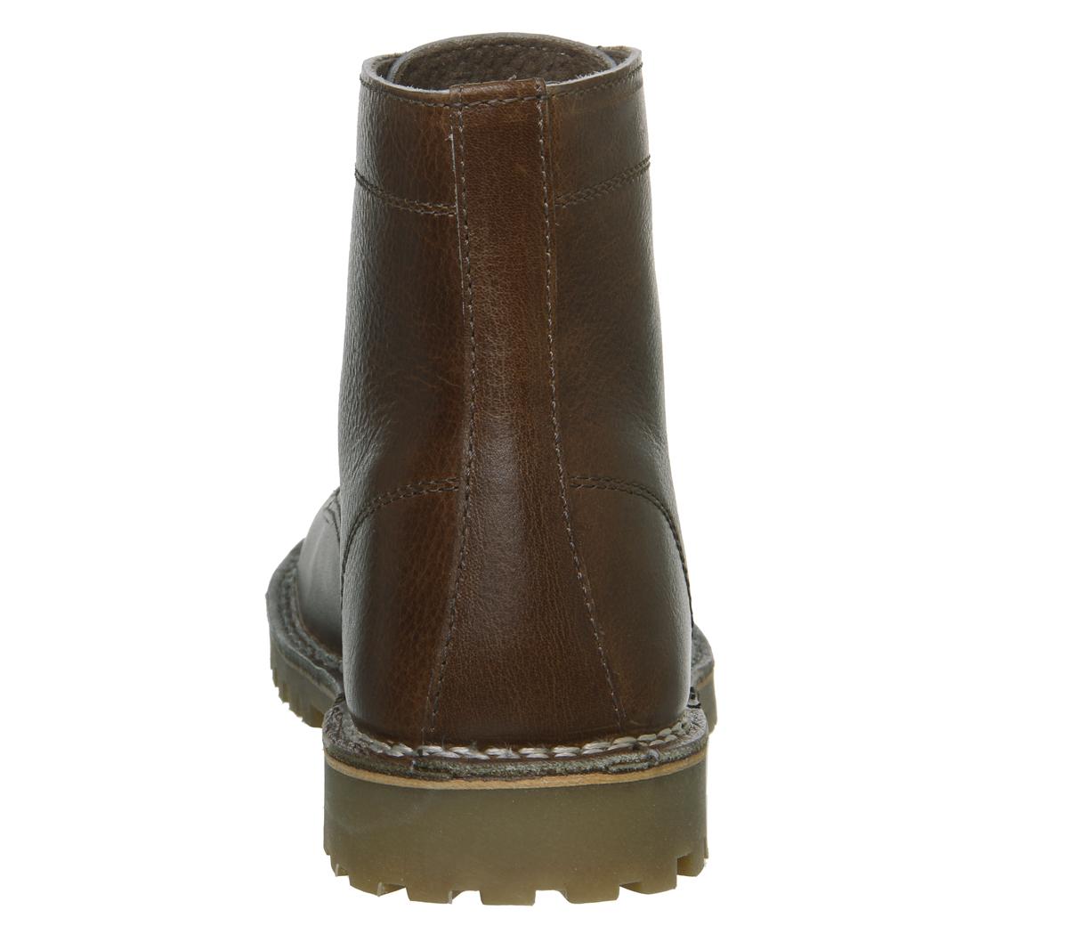 OFFICE Impala Lace Boots Taupe Leather Men’s Boots