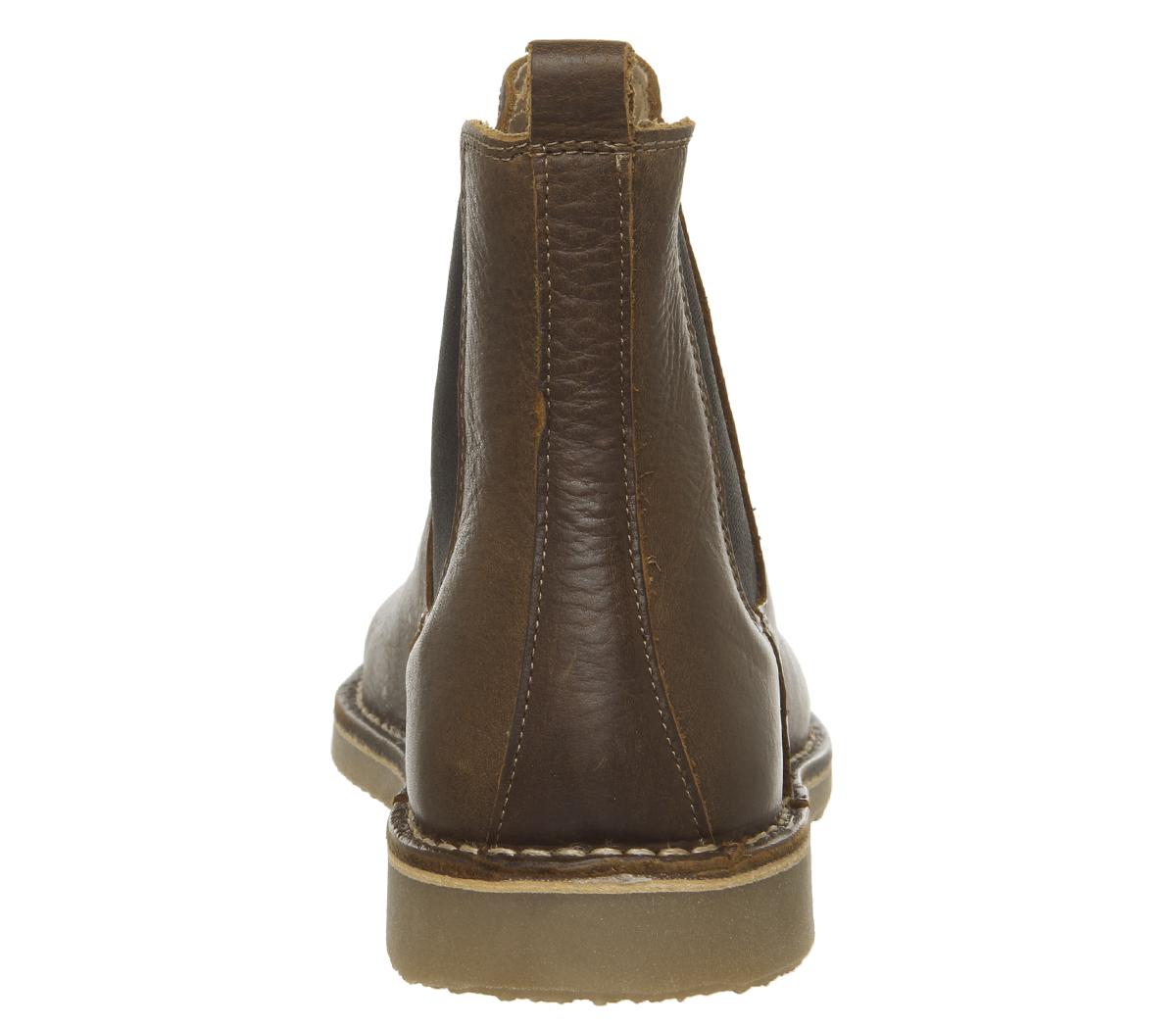 OFFICEInferno Chelsea BootDark Tan Leather