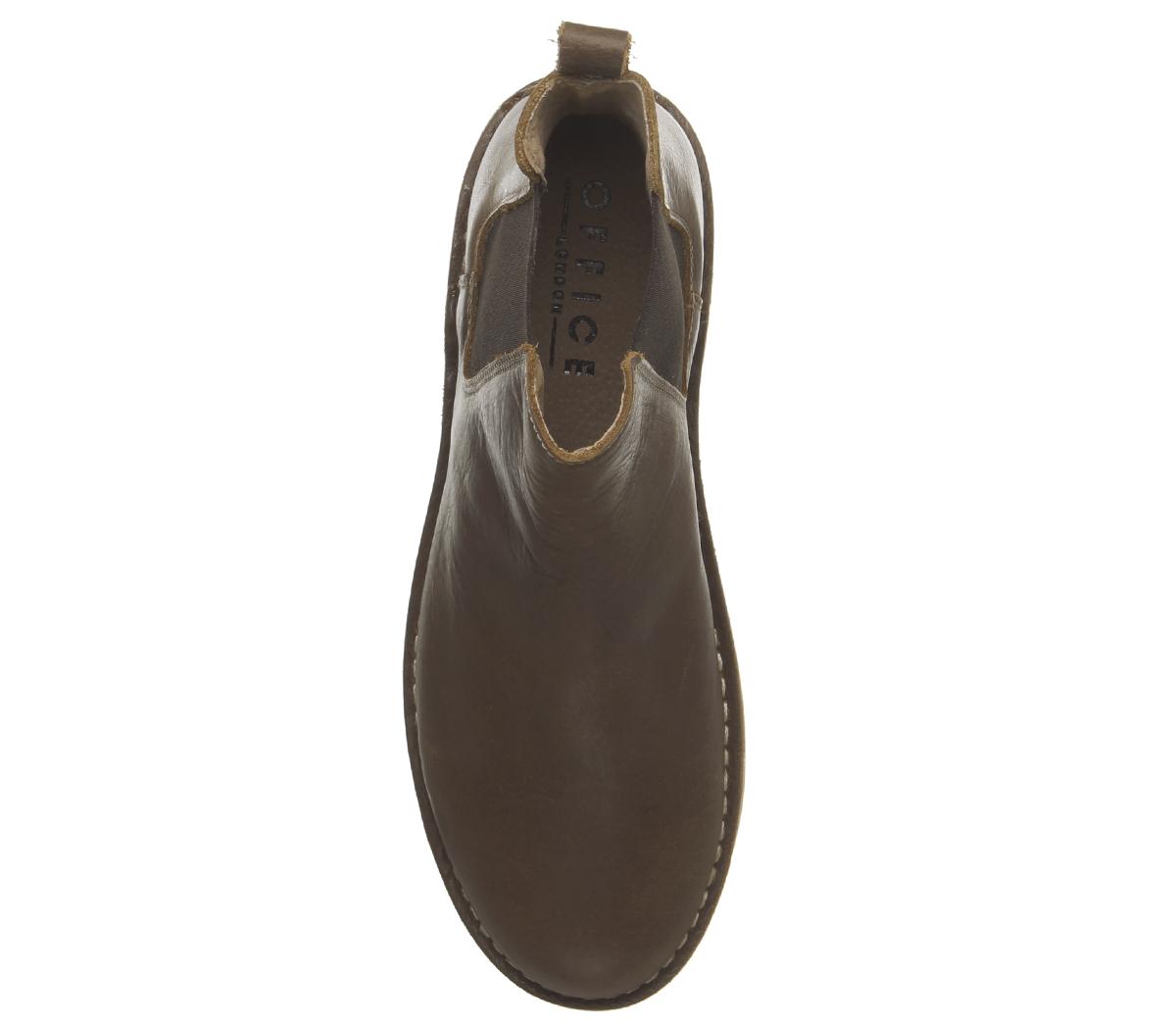 OFFICEInferno Chelsea BootDark Tan Leather