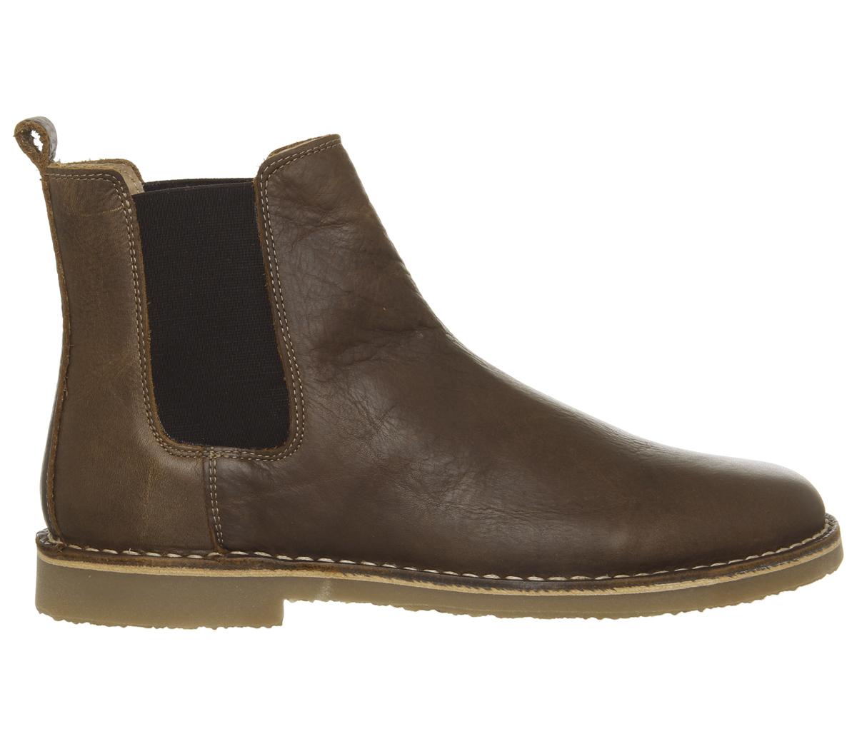 OFFICEInferno Chelsea BootDark Tan Leather