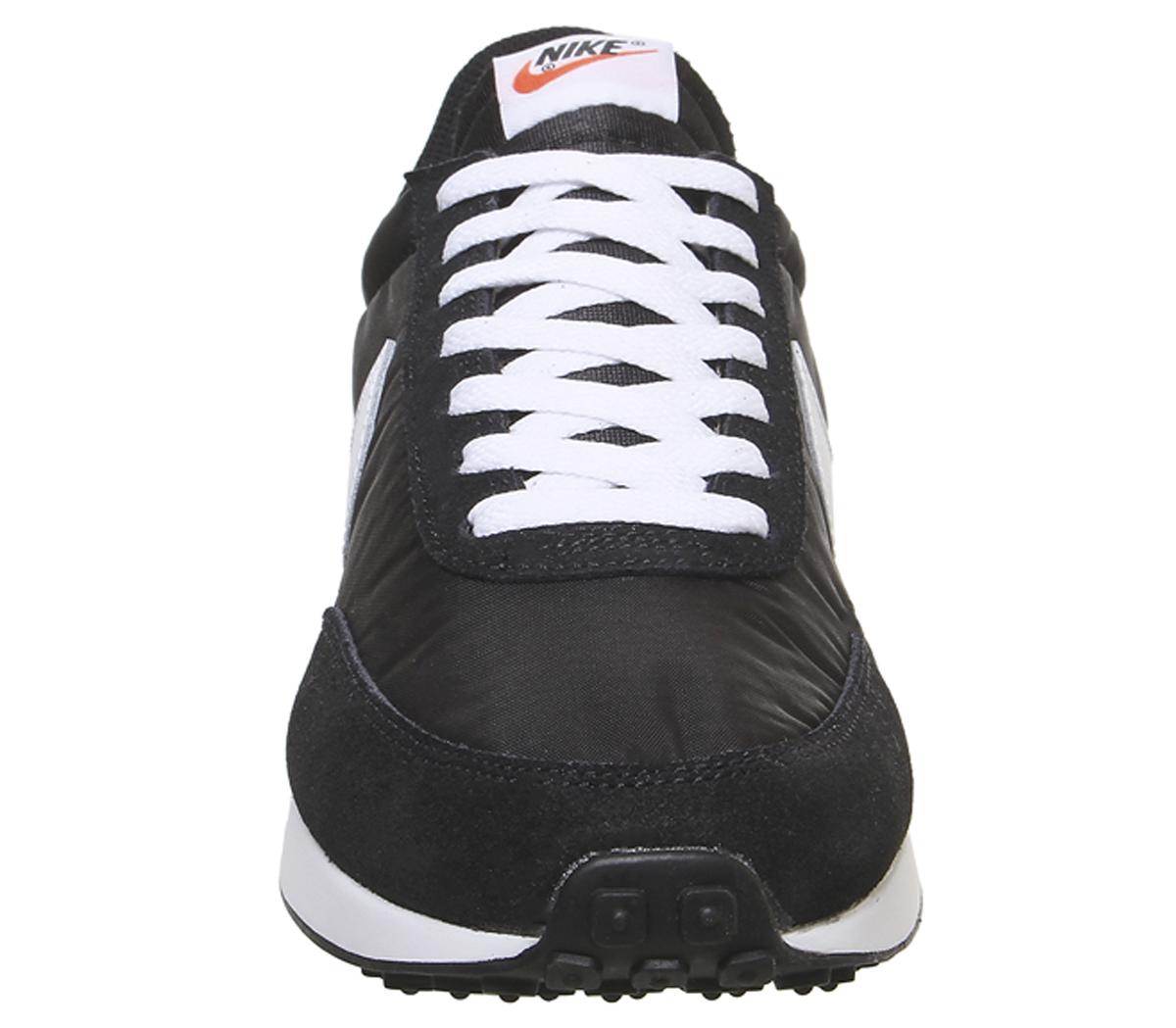 nike tailwind 79 black white orange