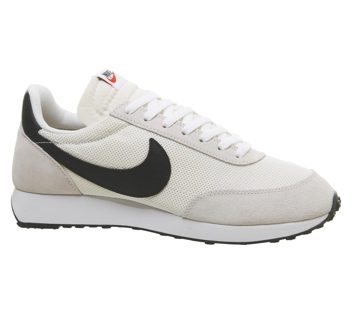 nike tailwind 79 black white orange