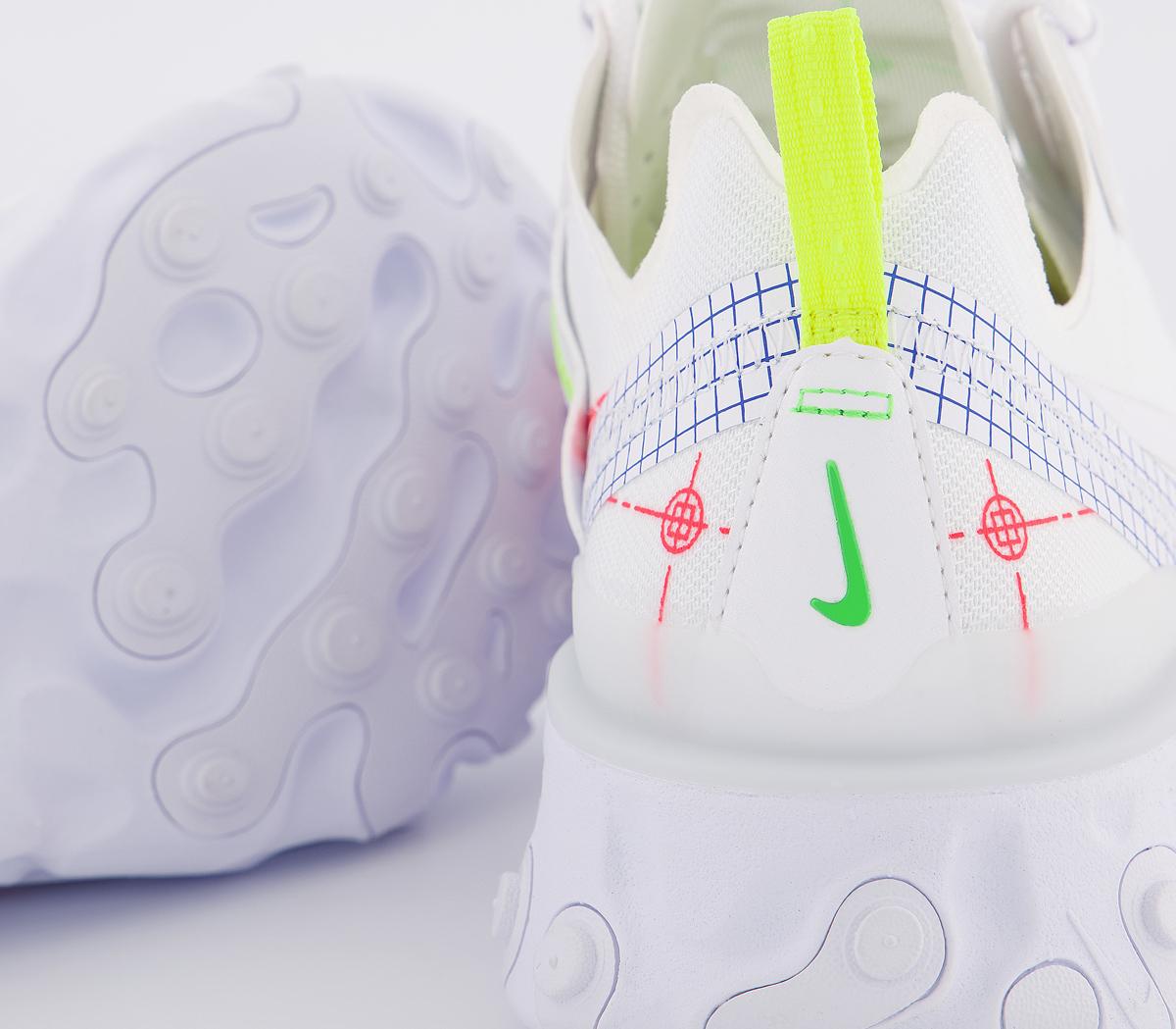 nike react element 55 white junior