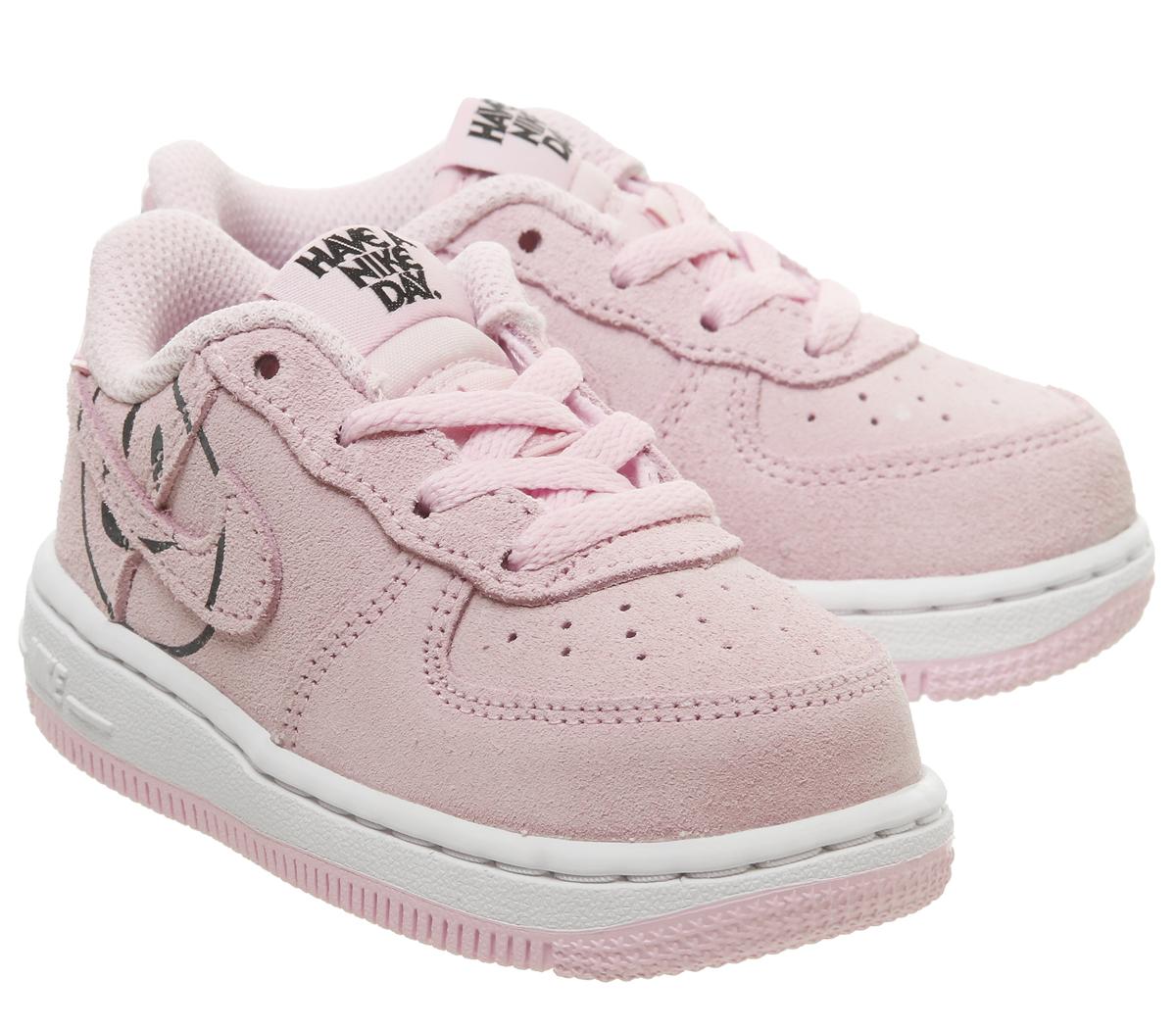 NikeAir Force 1 Lv8 InfantPink Foam Smile