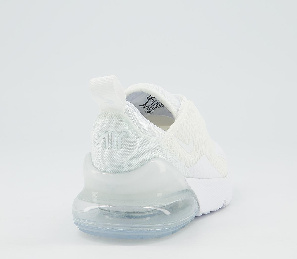 NikeAir Max 270 PsWhite White Metallic Silver