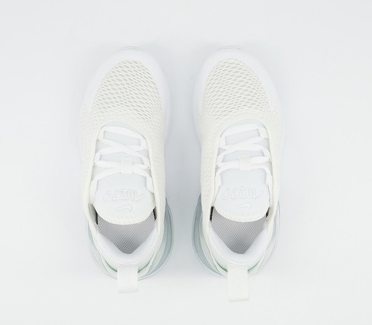 NikeAir Max 270 PsWhite White Metallic Silver