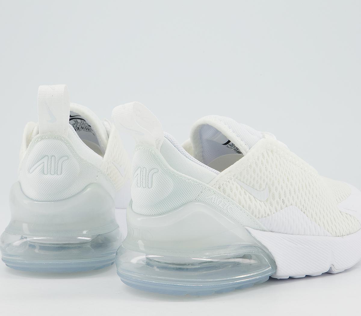 NikeAir Max 270 PsWhite White Metallic Silver