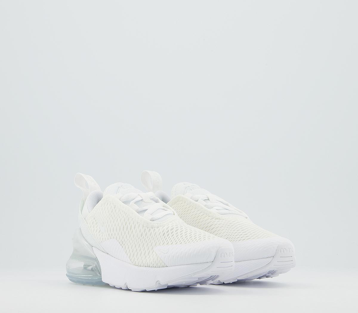 NikeAir Max 270 PsWhite White Metallic Silver