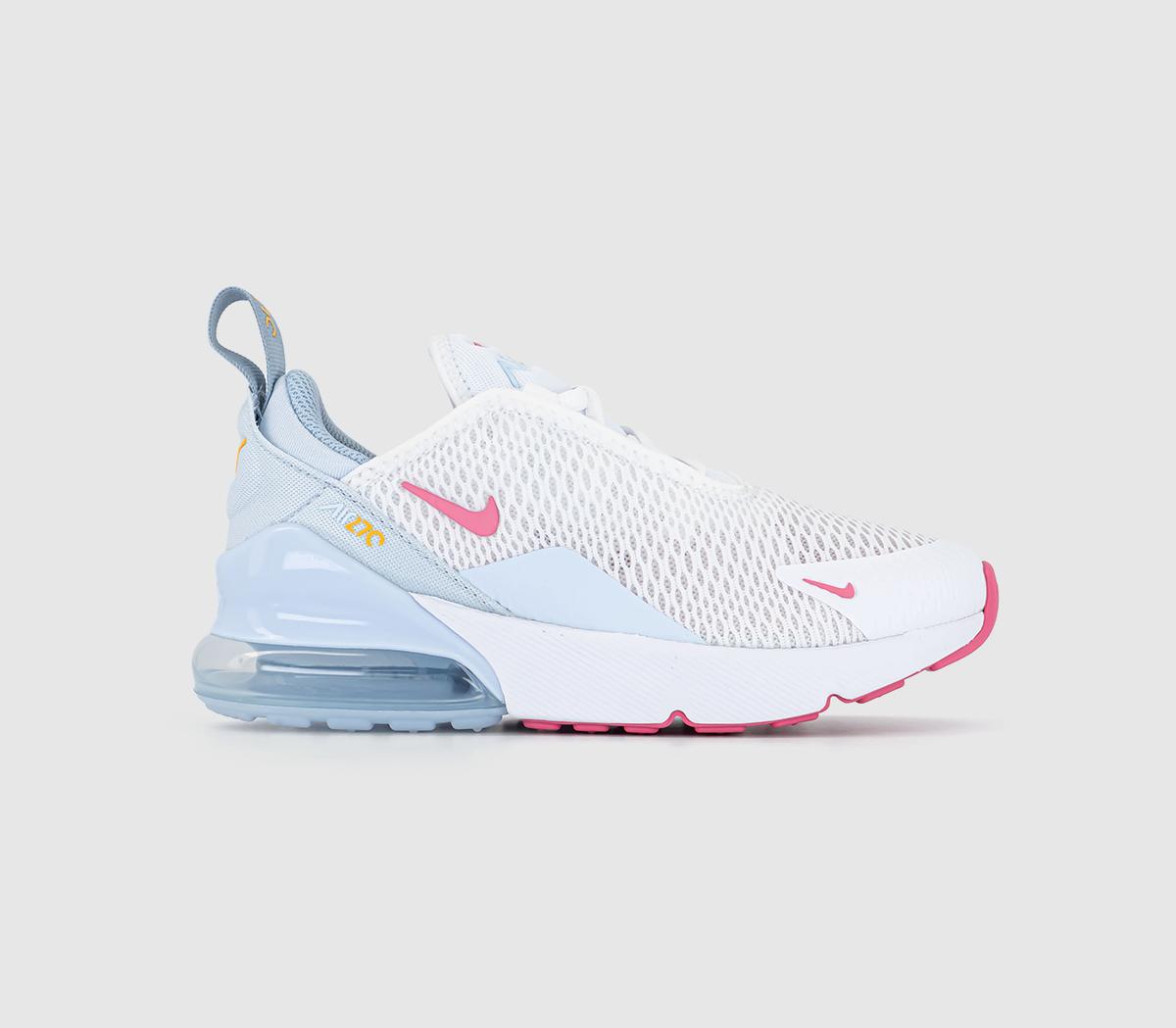 NikeAir Max 270 PS TrainersWhite Pinksicle Blue Tint Light Armory Blue