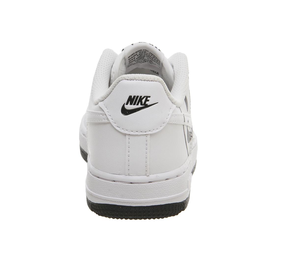 NikeAir Force 1 Lv8 Ps TrainersWhite Black Smile