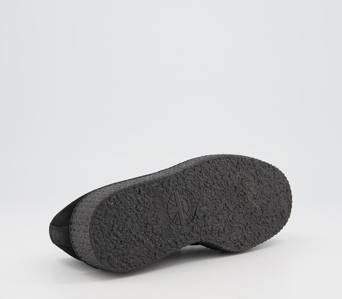 Underground Wulfrun Single Creeper Underground Wulfrun Single Creeper Black Suede Leopard Print