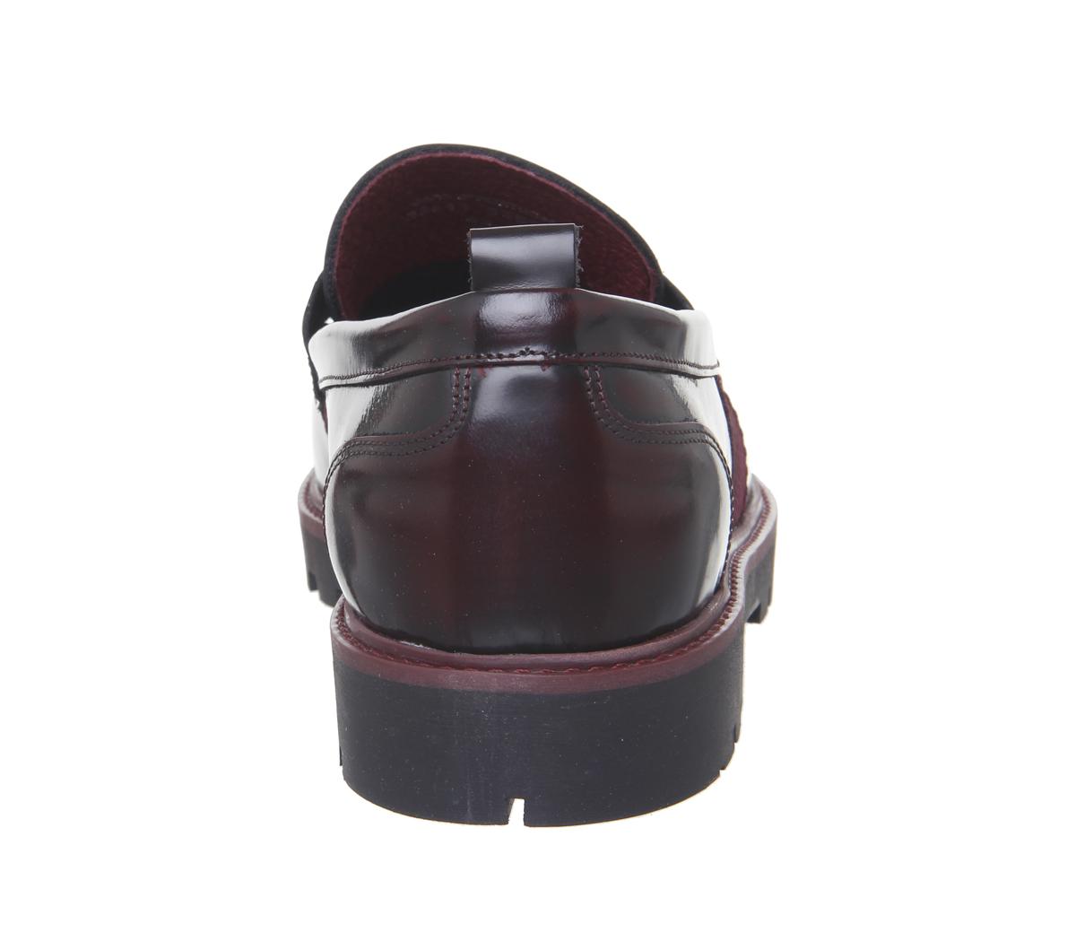 Ask the MissusInspiration LoaferDark Red Leather