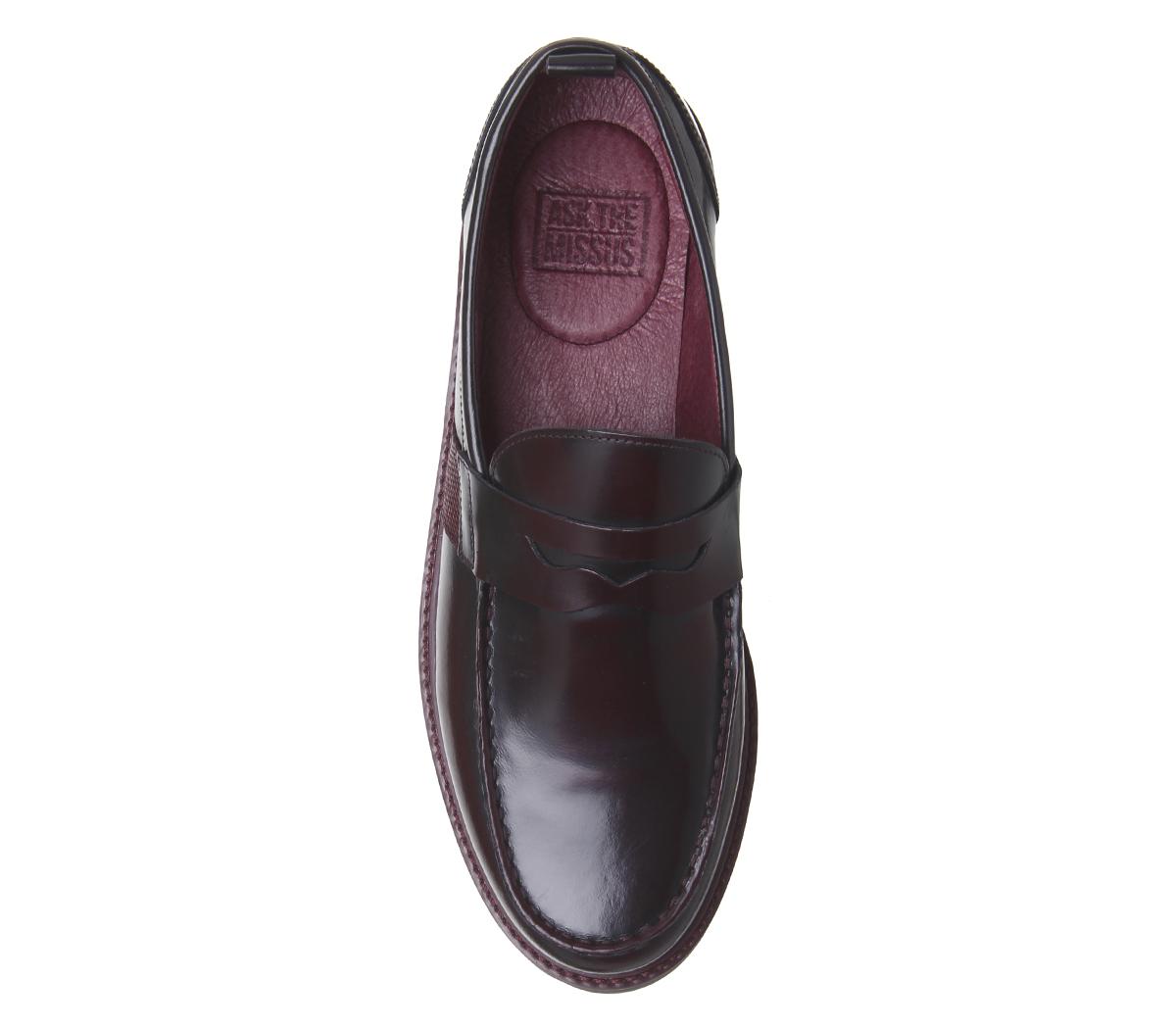 Ask the MissusInspiration LoaferDark Red Leather