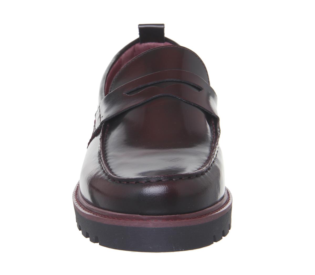 Ask the MissusInspiration LoaferDark Red Leather