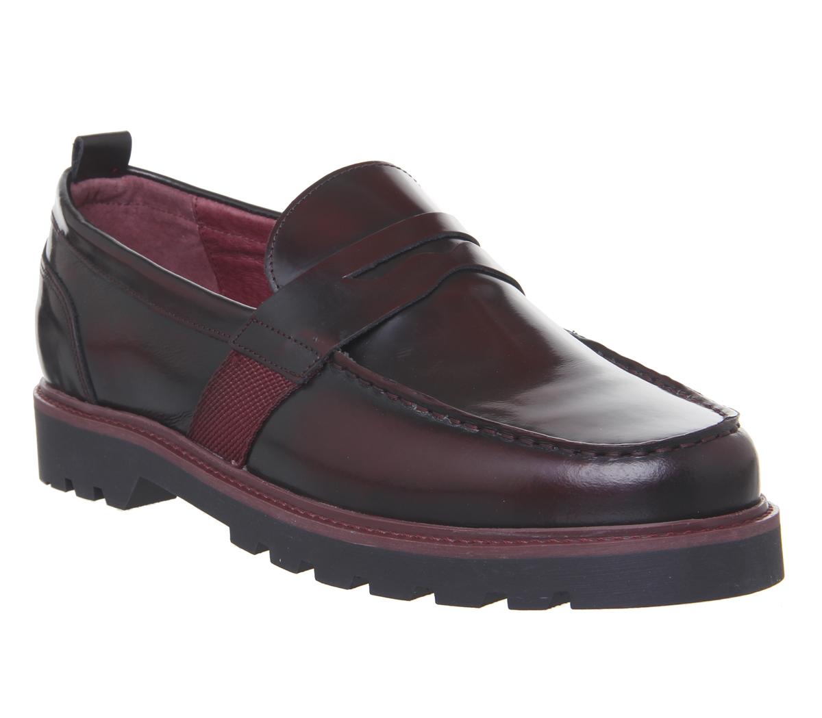 Ask the MissusInspiration LoaferDark Red Leather