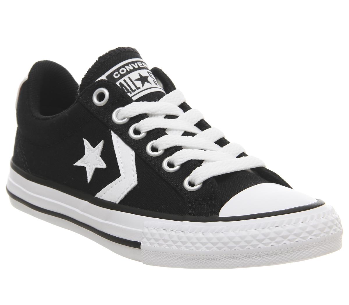 ConverseStar Player Youth TrainersBlack White