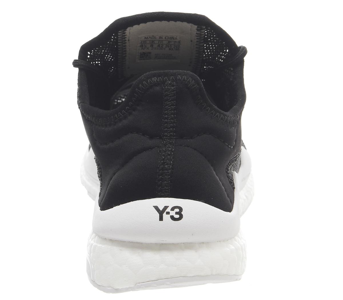 adidas Y-3Y3 Adi Zero RunnerBlack White Boost