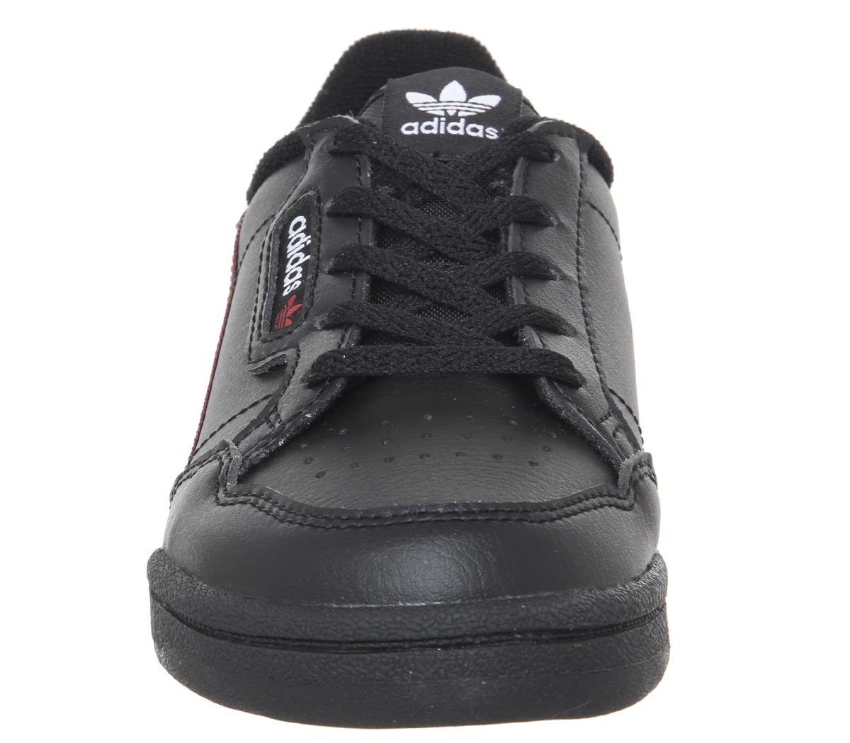 adidas80s Continental YouthCore Black Scarlet Collegiate Navy