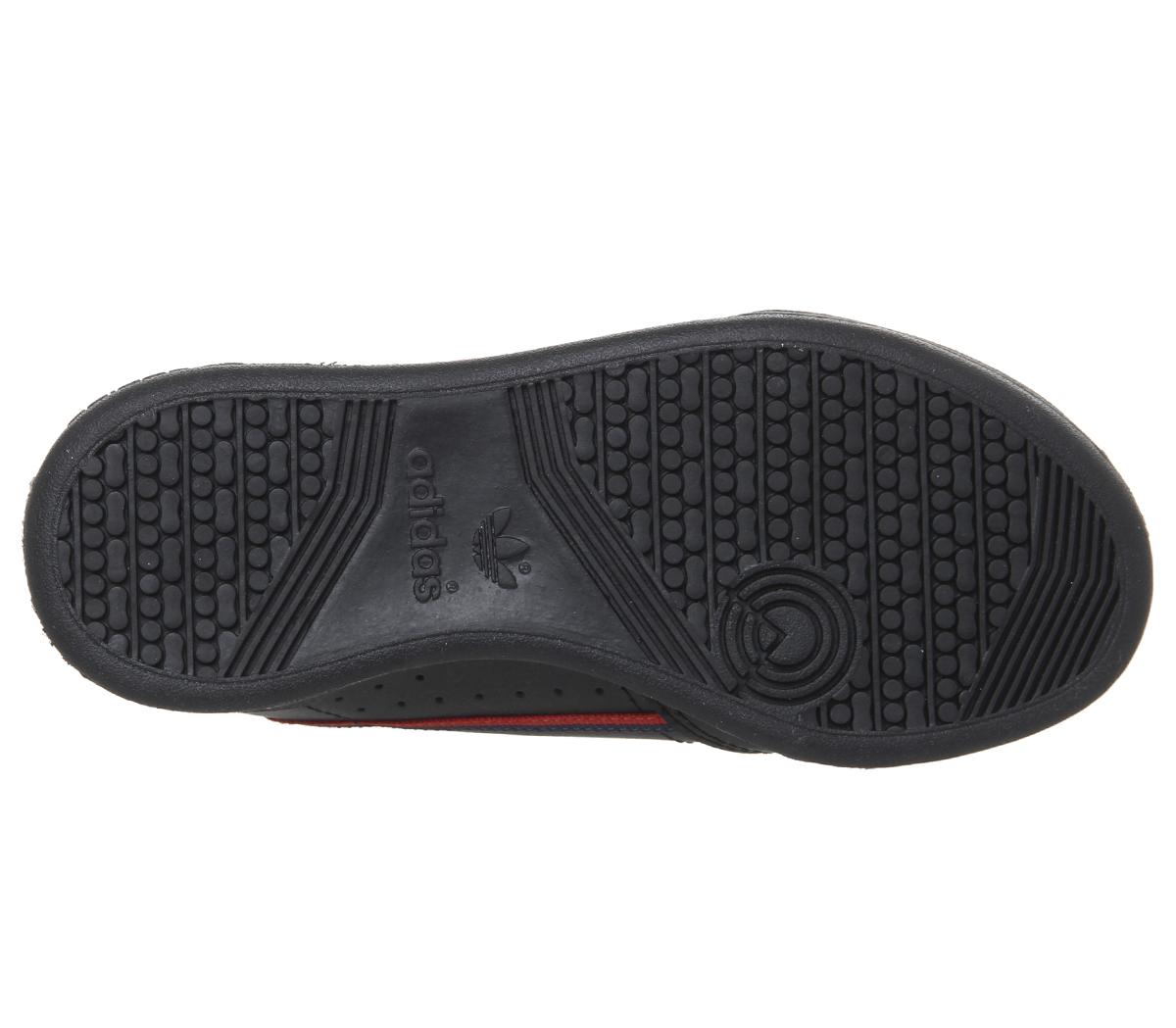 adidas80s Continental YouthCore Black Scarlet Collegiate Navy