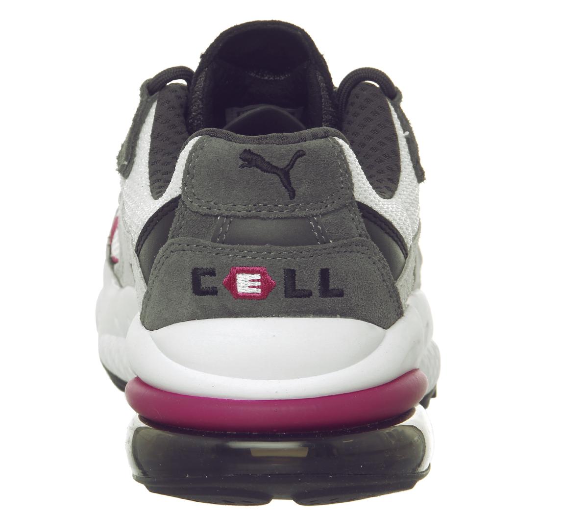 PUMACell Venom TrainersPuma White Fuschia Purple
