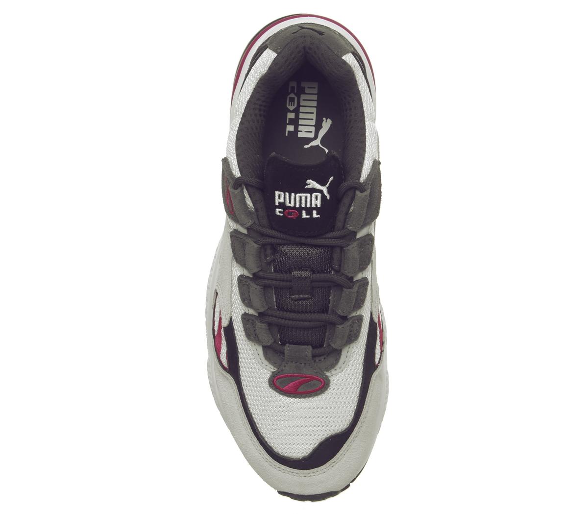 PUMACell Venom TrainersPuma White Fuschia Purple